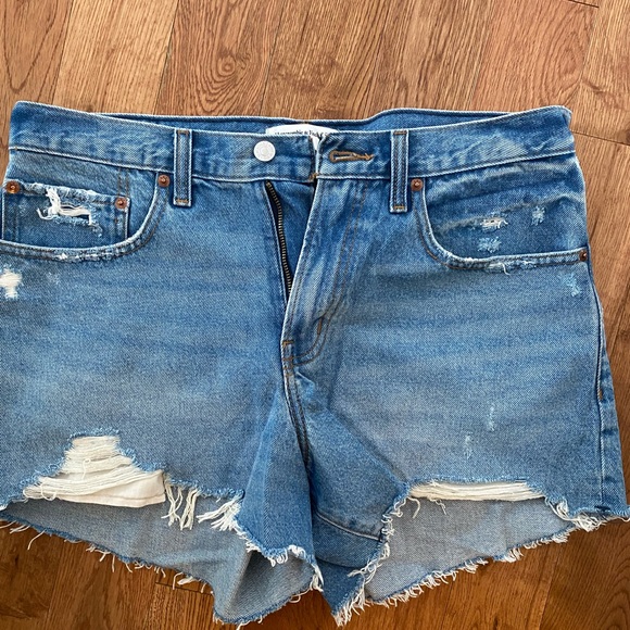 abercrombie kids Pants - Abercrombie curve love boyfriend short